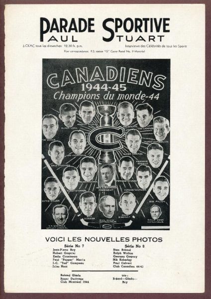 1944-45 Montreal Canadiens